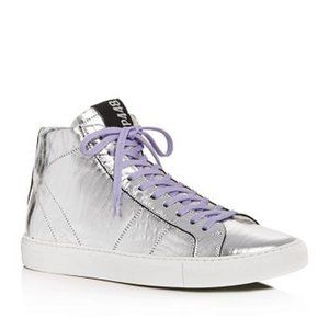 P448 Star 2.0 Metallic High Top Sneakers NEW 37 7